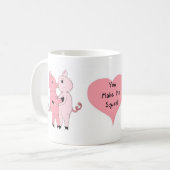 Mug Cochons qui s'embrassent (Devant gauche)