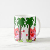 Mug cochons roses (Devant droit)