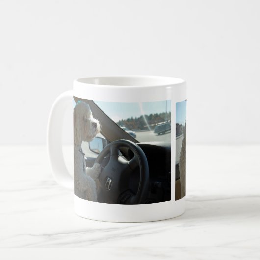 Mug Cockapoo à la roue (Devant gauche)