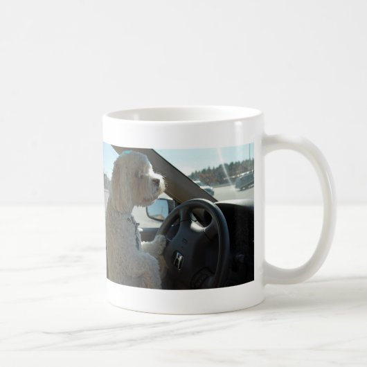 Mug Cockapoo à la roue (Droite)