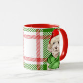 Mug Cockapoo au champagne et Musique de Noël (Devant droit)