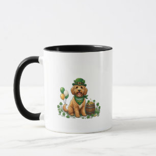 Mug Cockapoo chanceux pour la Saint-Patrick