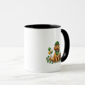 Mug Cockapoo chanceux pour la Saint-Patrick (Devant droit)