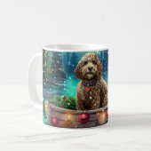Mug Cockapoo Christmas Festive Voyage (Devant gauche)
