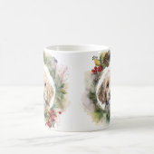 Mug Cockapoo Christmas Wreath Festive Pup (Centre)