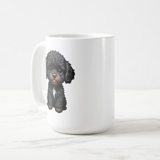 Mug Cockapoo noir (Devant gauche)