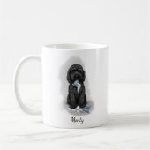 Mug Cockapou noir "La teddy est vaincue" (Gauche)