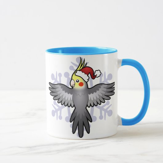 Mug Cockatiel de Noël (Droite)