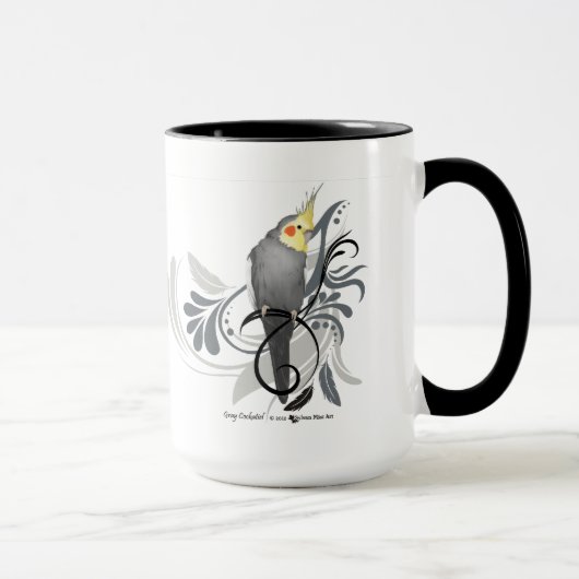 Mug Cockatiel gris (Droite)