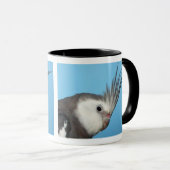 Mug Cockatiel masculin de Whiteface (Devant droit)