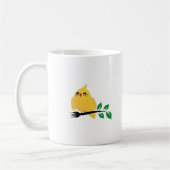 Mug Cockatiel mignon tenant une fourchette (Gauche)