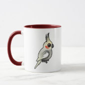 Mug Cockatiel orné de paillettes (Gauche)