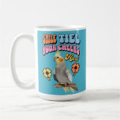 Mug Cockatiel Parrot gai (Gauche)