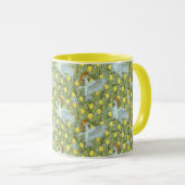 Mug Cockatoo avec citron imprimé (Devant droit)