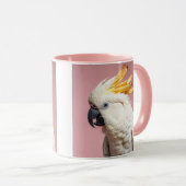 Mug Cockatoo Drôle Avec Crest Fries Français (Devant droit)