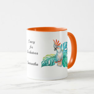 Mug Cockatoo tropical Perroquet exotique Personnalisé
