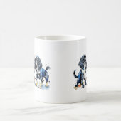 Mug Cocker blanc mignon chiots espagnols amoureux de l (Centre)