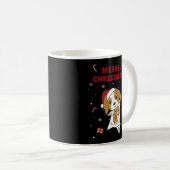 Mug Cocker Espagnol Chien de Noël Animaux d'hiver Chie (Devant droit)