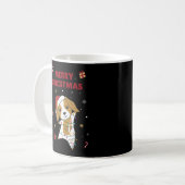 Mug Cocker Espagnol Chien de Noël Animaux d'hiver Chie (Devant gauche)