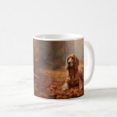 Mug Cocker Spaniel à l'automne Feuilles automne Inspir (Devant droit)