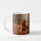 Mug Cocker Spaniel à l'automne Feuilles automne Inspir (Gauche)