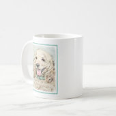 Mug Cocker Spaniel Buff Peinture - Art Chien original (Devant gauche)