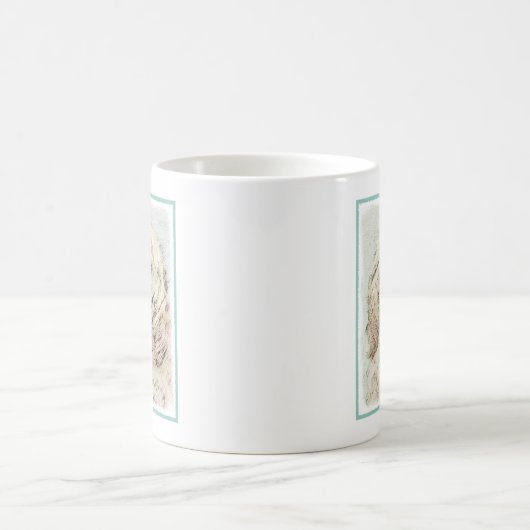 Mug Cocker Spaniel Buff Peinture - Art Chien original (Centre)