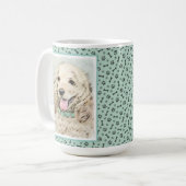 Mug Cocker Spaniel Buff Peinture - Art Chien original (Devant gauche)