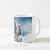 Mug Cocker Spaniel Chien Avec Noël Santa Hat (Devant droit)