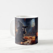 Mug Cocker Spaniel Citrouilles Halloween Épouvantable (Devant gauche)