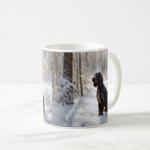 Mug Cocker Spaniel Laissez tomber la neige Noël (Devant droit)