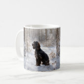 Mug Cocker Spaniel Laissez tomber la neige Noël (Devant gauche)
