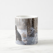 Mug Cocker Spaniel Laissez tomber la neige Noël (Centre)