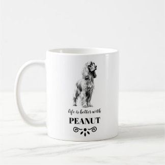Mug Cocker Spaniel Life est meilleur avec Custom Dog N