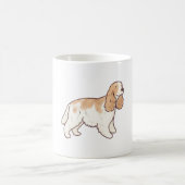 Mug Cocker spaniel Magie (Centre)