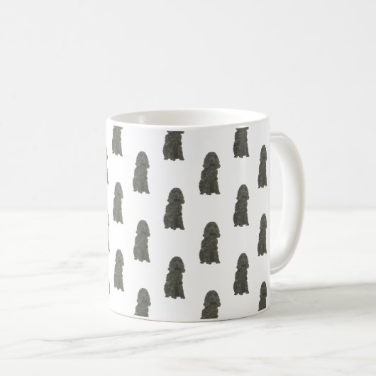 Mug Cocker Spaniel (Noir) (Devant droit)