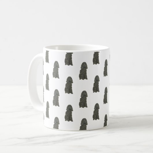 Mug Cocker Spaniel (Noir) (Devant gauche)