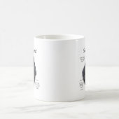 Mug Cocker Spaniel (noir) Histoire Design (Centre)