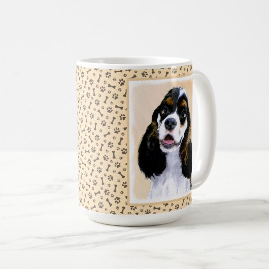 Mug Cocker Spaniel (Parti) Peinture - Art Chien origin (Devant droit)