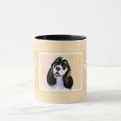 Mug Cocker Spaniel (Parti) Peinture - Art Chien origin (Centre)