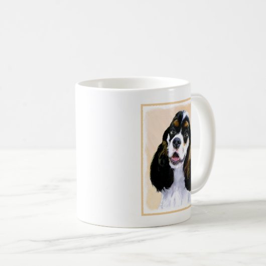 Mug Cocker Spaniel (Parti) Peinture - Art Chien origin (Devant droit)