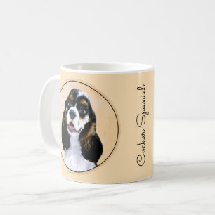 Mug Cocker Spaniel (Parti) Peinture - Art original de 