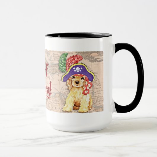 Mug Cocker Spaniel Pirate (Droite)