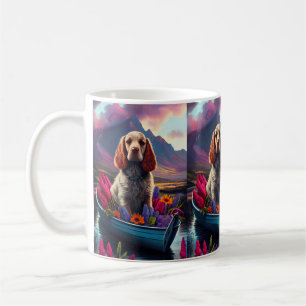 Mug Cocker Spaniel sur une pagaie : une aventure Pitto