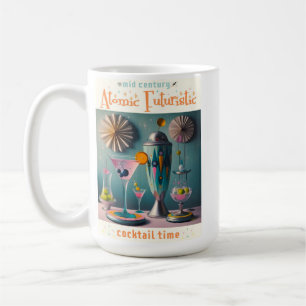 Mug Cocktail atomique futuriste du milieu du siècle