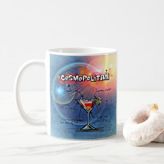 Mug Cocktail cosmopolite (#2 sur 12 jeux de recettes d (Avec donut)