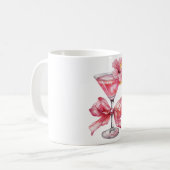Mug Cocktail rose Floral (Devant gauche)