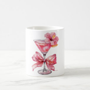 Mug Cocktail rose Floral