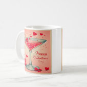 Mug Cocktail Valentine Martini du milieu du siècle (Devant gauche)