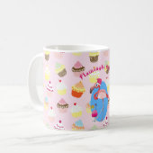 Mug Cocktails de Noël Flamants roses et Cupcakes ! Per (Devant gauche)